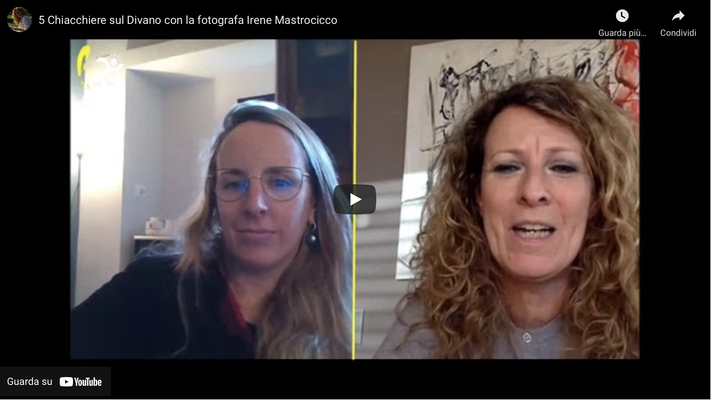 intervista su Youtube